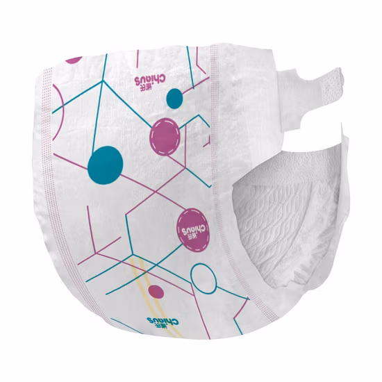 中型ベビー用品高品質 OEM 使い捨てソフト乾燥表面ウエストタイプベビーおむつ